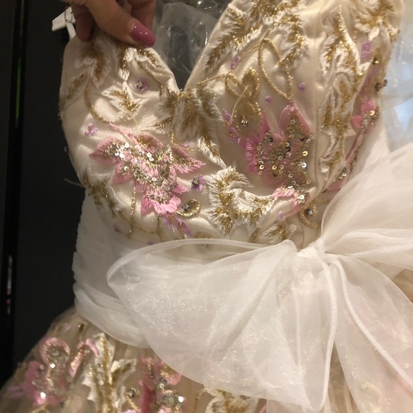 Sherri hill short, puffy beautiful dress - Picture 3 of 5